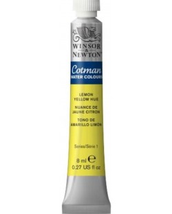 Акварелна боя Winsor & Newton Cotman - Лимонено жълта, 8 ml