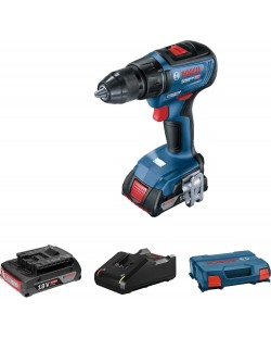 Акумулаторен безчетков винтоверт Bosch - Professional, GSR 18V-50, 18V, 2х2.0Ah