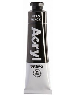 Акрилна боя Primo H&P - Черна, 18 ml, в тубичка