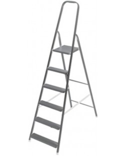 Алуминиева домакинска стълба Home practic - 5 + 1, 150 kg
