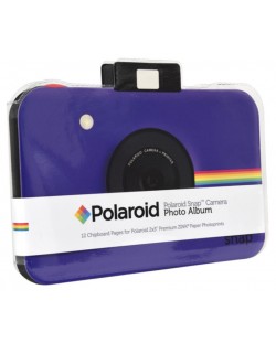 Албум за снимки Polaroid - Snap Themed Scrapbook, лилав