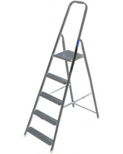 Алуминиева домакинска стълба Home practic - 4 + 1, 150 kg