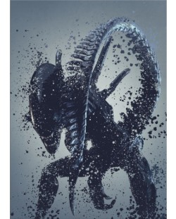 Метален постер Displate - Alien warrior v 2