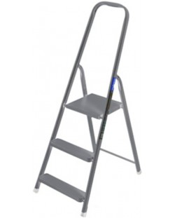 Алуминиева домакинска стълба Home practic - 2 + 1, 125 kg