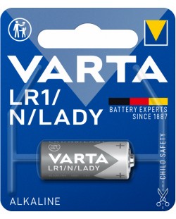 Алкална батерия VARTA - LR1/N/Lady, 1.5V, 1 бр.