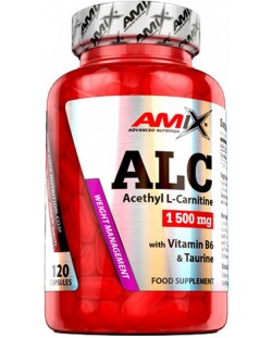 ALC with Taurinе & Vitamin B6, 120 капсули, Amix