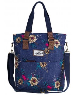 Чанта за рамо Cool Pack Amber - Blue Denim Flowers