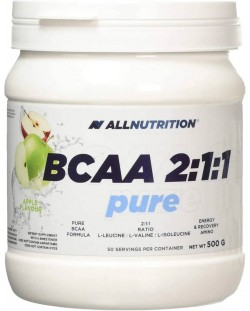 BCAA 2:1:1 Pure, apple, 500 g, AllNutrition