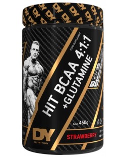 HIT BCAA 4:1:1 + Glutamine, ягода, 450 g, Dorian Yates Nutrition