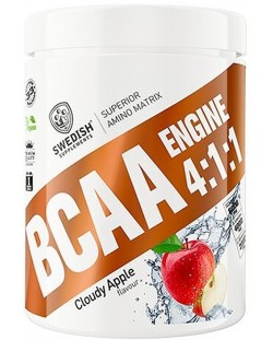 BCAA Engine 4:1:1, ябълка, 400 g, Swedish Supplements