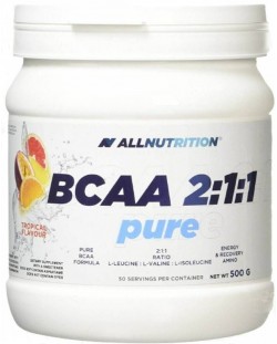 BCAA 2:1:1 Pure, tropical, 500 g, AllNutrition