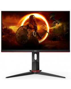 Гейминг монитор AOC - 24G2SPU/BK, 23.8'', FHD, 165Hz, 1ms, черен