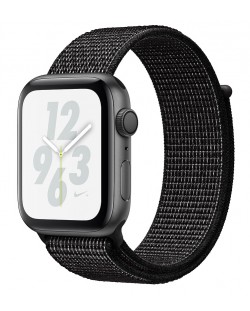 Смарт часовник Apple Nike + S4 - 44mm, сив, черен sport loop