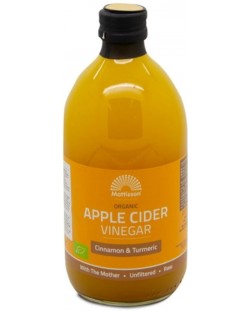 Apple Cider Vinegar Cinnamon and Turmeric, 500 ml, Mattisson Healthstyle