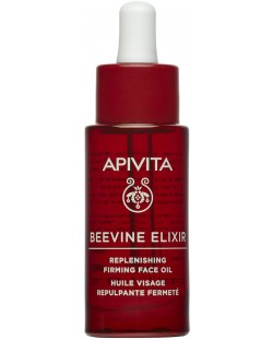 Apivita Beevine Elixir Уплътняващо и стягащо масло за лице, 30 ml