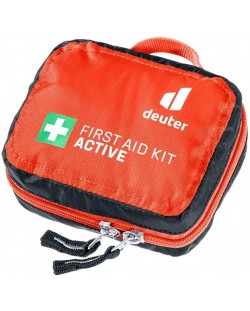 Аптечка Deuter - First Aid Kit Active, с комплект лепенки, оранжева
