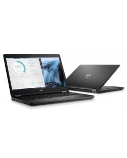 Лаптоп, Dell Latitude E5580, Intel Core i5-7200U (2.50 GHz, 3M), 15.6" FHD (1920x1080) AntiGlare