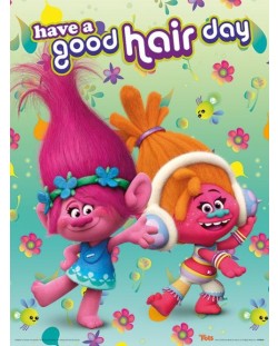Арт принт Pyramid Animation: Trolls - Good Hair Day