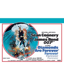 Арт принт Pyramid Movies: James Bond - Diamonds Are Forever 1