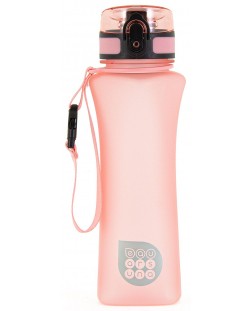 Бутилка за вода Ars Una - Розов мат, 500 ml