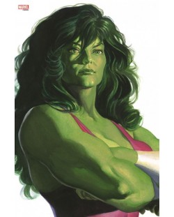 Арт панел Semic Marvel: Avengers - She-Hulk (by Alex Ross) 30 x 45 cm