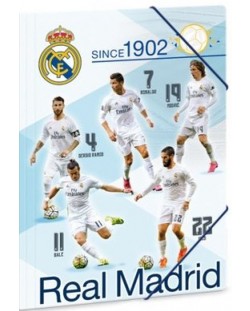 Папка с ластик Ars Una Real Madrid - A4