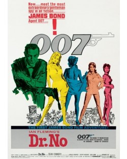 Арт принт Pyramid Movies: James Bond - Dr No One-Sheet