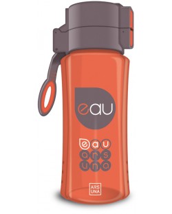 Бутилка за вода Ars Una - Оранжева, 450 ml