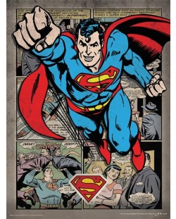 Арт принт Pyramid DC Comics: Superman - Comic Montage