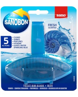 Ароматизатор за тоалетна Sano - WC Bon Blue, 55 g