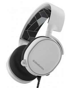 Гейминг слушалки SteelSeries Arctis 3 - 7.1 Surround, бели (разопаковани)