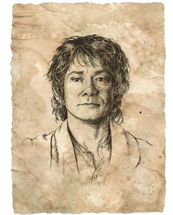 Арт принт Weta Movies: The Lord of the Rings - Portrait  of Bilbo Baggins