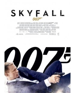 Арт принт Pyramid Movies: James Bond - Skyfall One Sheet - White