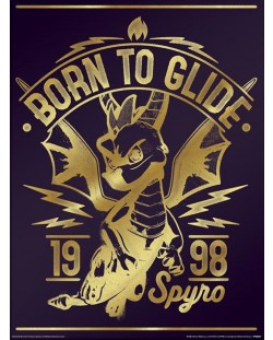 Арт принт Pyramid Games: Spyro - Gold Born To Glide