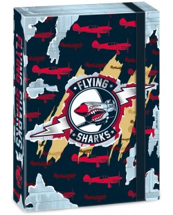 Кутия с ластик Ars Una Flying Sharks А4