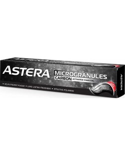 Astera Паста за зъби Microgranules Carbon, 75 ml