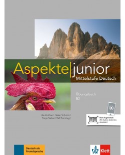 Aspekte junior B2 Übungsbuch mit Audio-Dateien zum Download