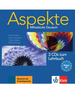 Aspekte 2: Немски език - ниво В2 (3 CD към учебника)