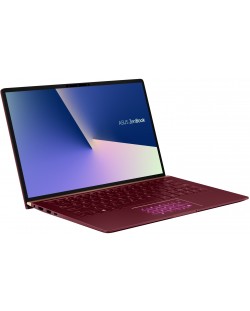 Лаптоп Asus ZenBook UX333FA-A4181T - 90NB0JV6-M04270, червен