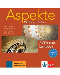 Aspekte 1: Немски език - ниво В1+ (2 CD към учебника)