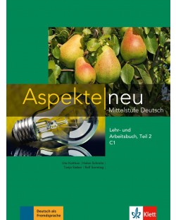 Aspekte Neu C1: Lehr-und Arbeitsbuch Teil 2 + CD / Немски език - ниво С1: Учебник и учебна тетрадка + CD (част 2)