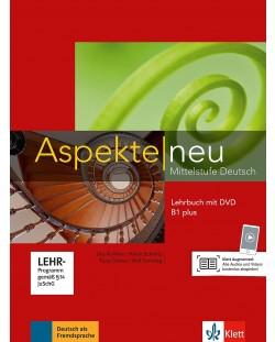 Aspekte neu B1 plus Lehrbuch mit DVD