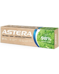 Astera Natural Паста за зъби Tea Tree + Mint, 75 ml