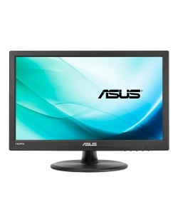 Asus VT168H, 15.6" Touch-Screen 10 point, WLED TN, Glare 10ms, 50000000:1 DFC, 200cd, 1366x768, HDMI, D-Sub, Micro USB for touch function only, Adapter built in, Tilt, Black