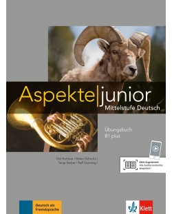 Aspekte junior B1 plus Übungsbuch mit Audio-Dateien zum Download