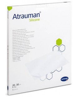 Atrauman Silicone Превръзки, 20 x 30 cm, 5 броя, Hartmann