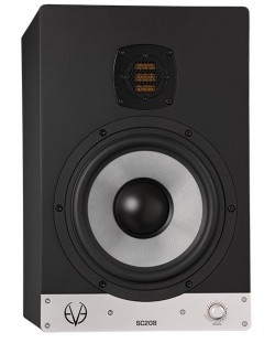 Аудио система EVE Audio - SC208, черна/сребриста