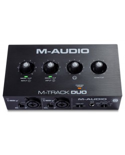 Аудио интерфейс M-Audio - M-Track Duo, черен