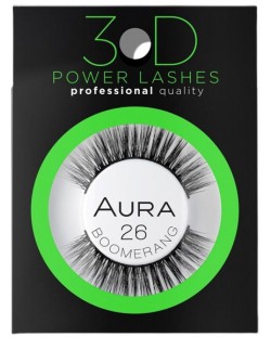 Aura 3D Мигли за очи Power Lashes, Boomerang N026