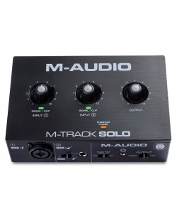 Аудио интерфейс M-Audio - M-Track Solo, черен